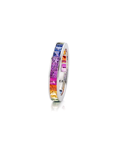 SLAETS Jewellery Eternity Ring 18KT White Gold Small  (watches)